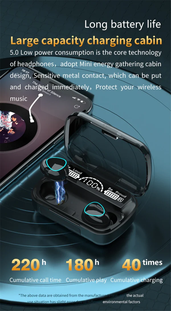 M10 TWS Wireless Earbuds - Image 3