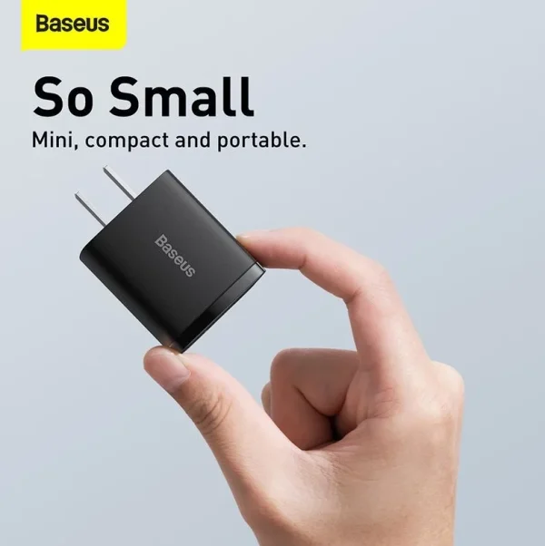 Baseus 20W Compact Super Quick Dual Port Charger (CCXJ-01) - Image 3