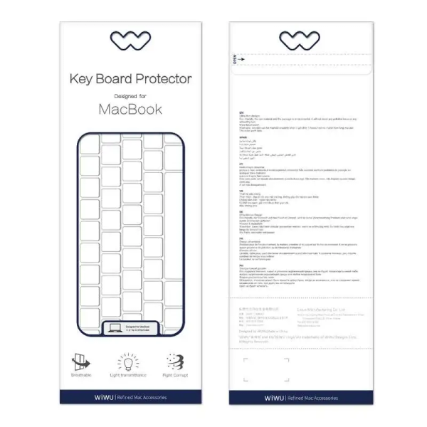 Wiwu Laptop Keyboard Protector for Macbook - Image 4