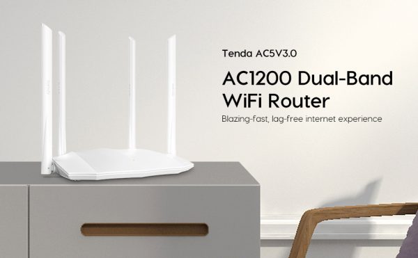 Tenda AC5 AC1200 Smart Dual-Band WiFi Router - Image 4