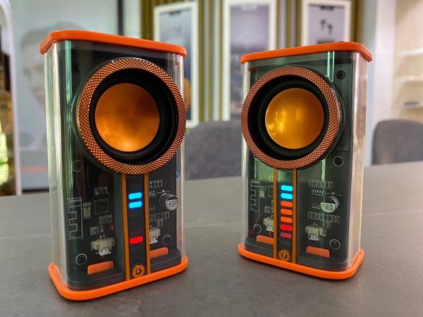 K07 Transparent Mecha Wireless Bluetooth Speaker - Image 2